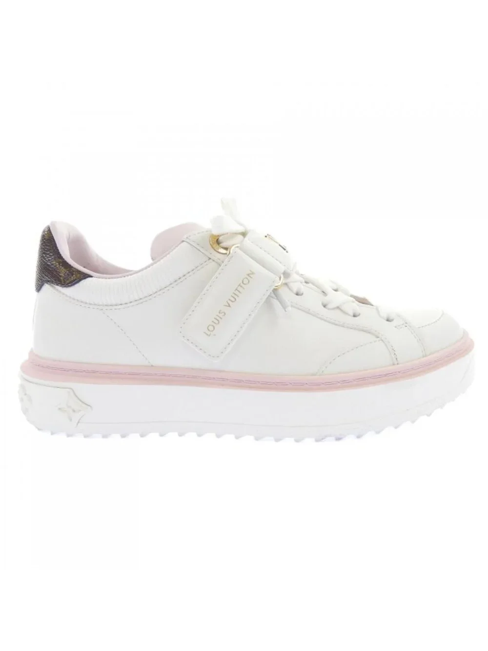 Louis Vuitton Velcro Strap Time Out Line Sneakers